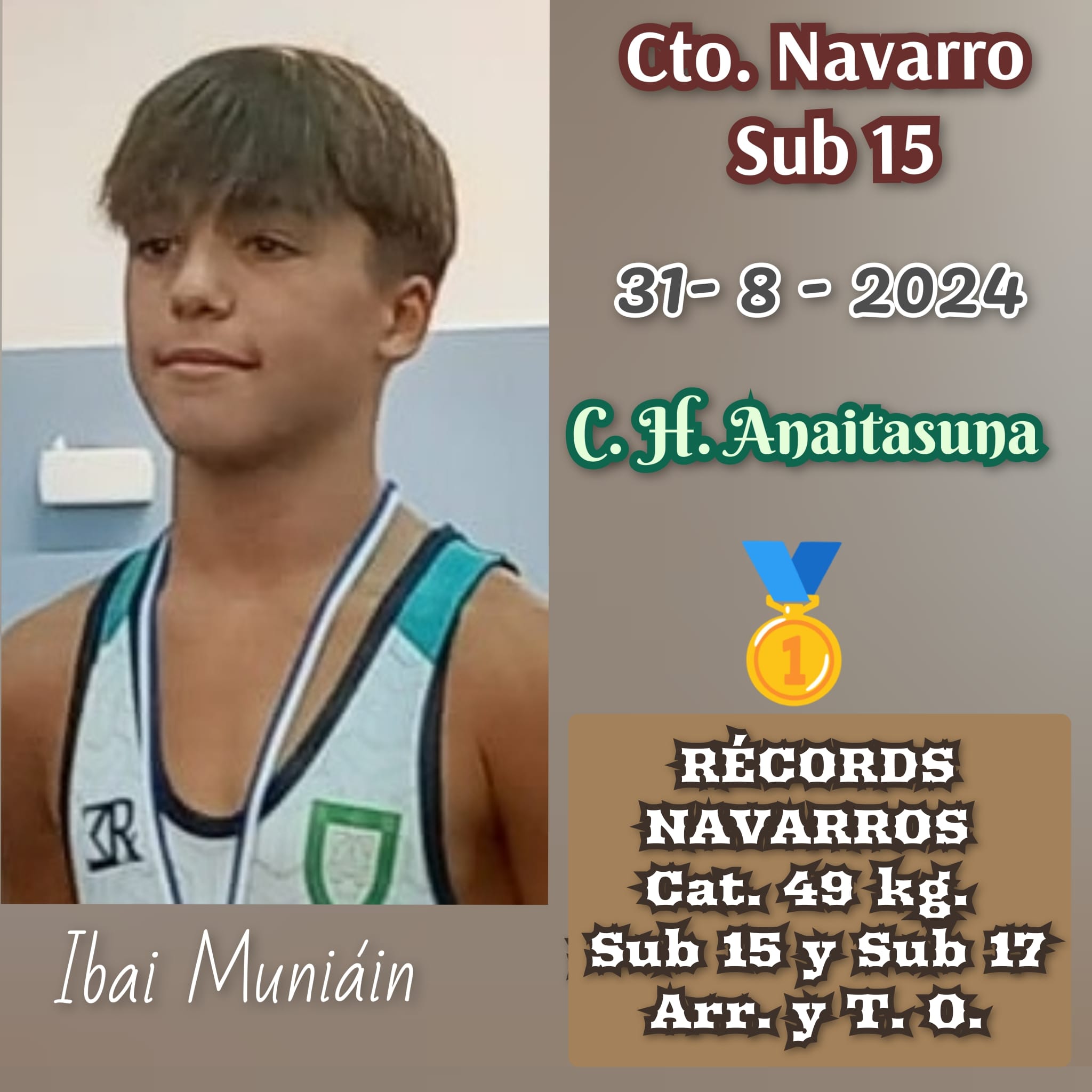 Campeonato Navarro Individual Sub-15 2024